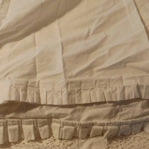 White Bedskirt